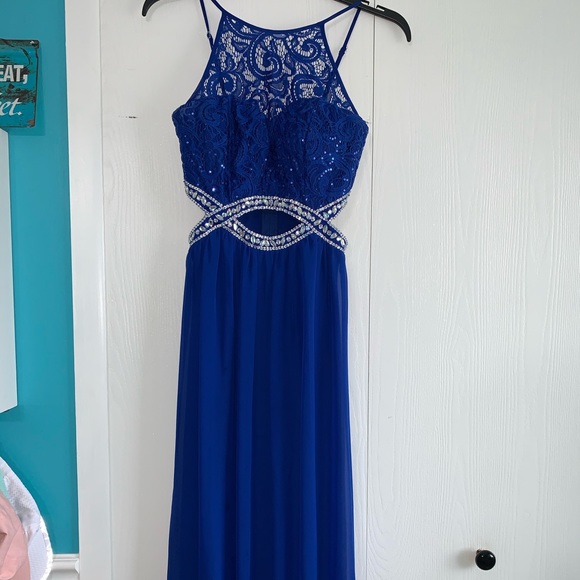 Windsor Dresses Full Length Royal Blue Prom Dress Windsor Size 5